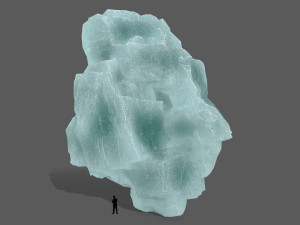 ice rocks 3D मॉडल