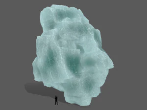 pedras de gelo Modelo 3D