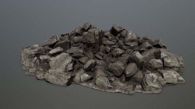 rocks Model 3D .c4d .max .obj .3ds .fbx .stl .blend 