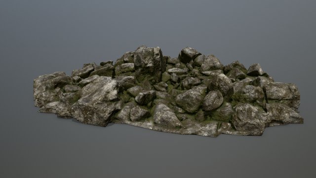 rocks Model 3D .c4d .max .obj .3ds .fbx .stl .blend 