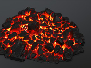 lava rocks Model 3D