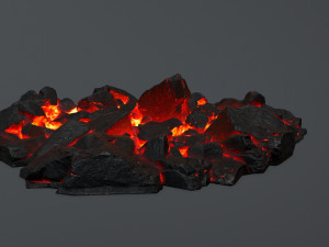 lava rocks Model 3D