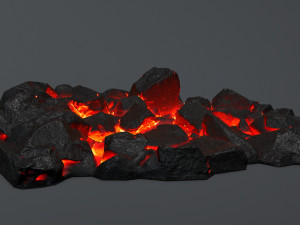 lava rocks Model 3D
