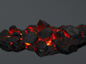 lava rocks Model 3D