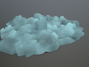 ice rocks 3D मॉडल