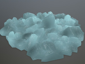 ice rocks 3D मॉडल