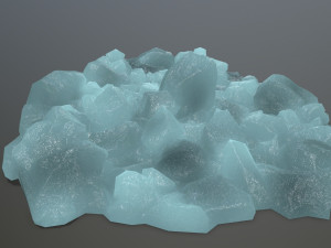 ice rocks 3D मॉडल