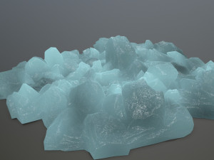 ice rocks 3D मॉडल