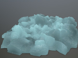 ice rocks 3D मॉडल