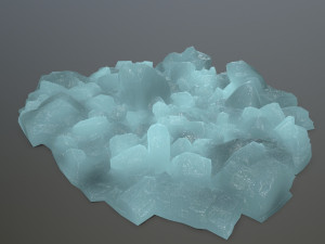 ice rocks 3D मॉडल