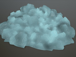 ice rocks 3D मॉडल