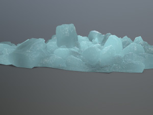 ice rocks 3D मॉडल