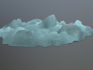 ice rocks 3D मॉडल