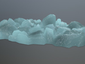 ice rocks 3D मॉडल
