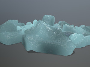 ice rocks 3D मॉडल