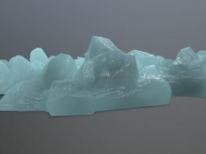 ice rocks 3D मॉडल