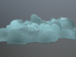 ice rocks 3D मॉडल