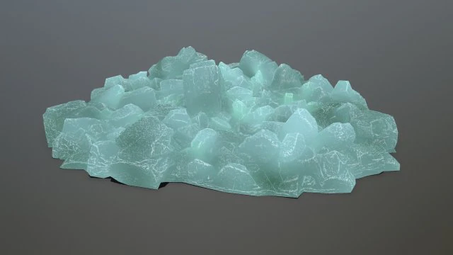 ice rocks 3D Model .c4d .max .obj .3ds .fbx .stl .blend 