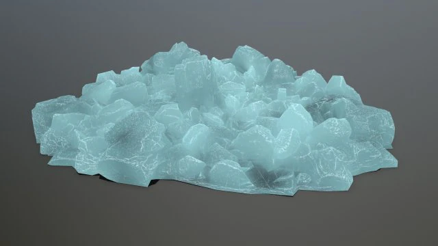 ice rocks 3D Model .c4d .max .obj .3ds .fbx .stl .blend 