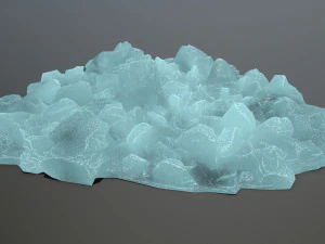 冰岩 3D 模型