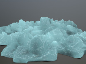 ice rocks 3D Model
