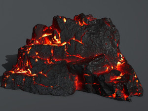 lava rocks 3D Model