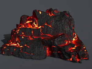 lava rocks 3D Model