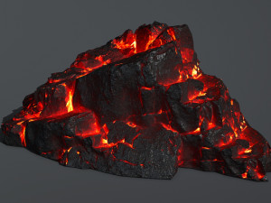 lava rocks 3D Model