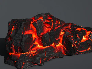 lava rocks 3D Model