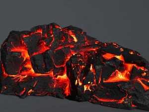 lava rocks 3D Model