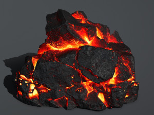 lava rocks 3D Model