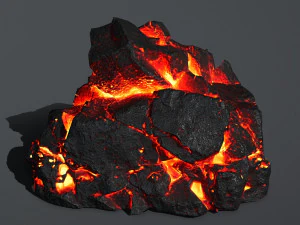lava rocks 3D Model