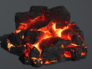 lava rocks 3D Model