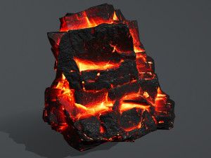lava rocks 3D Model