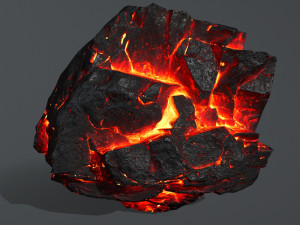 lava rocks 3D Model