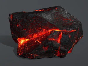 lava rocks 3D Model