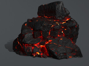 lava rocks 3D Model