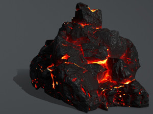 lava rocks 3D Model