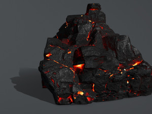 lava rocks 3D Model