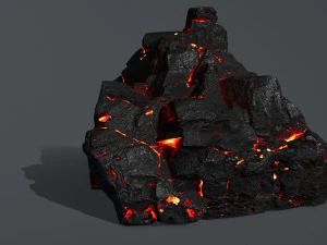 lava rocks 3D Model