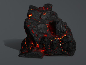 lava rocks 3D Model