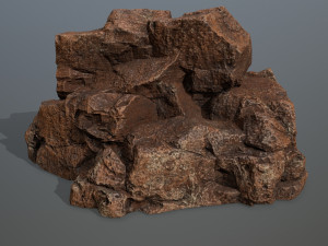 desert rocks 3Dモデル