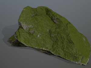 mossy rocks Modèle 3D
