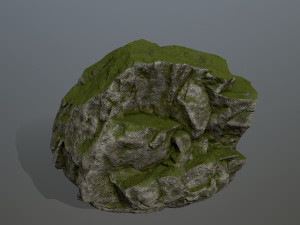 mossy rocks Modèle 3D