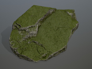 mossy rocks Modèle 3D