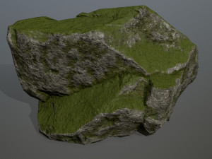 mossy rocks Modèle 3D