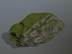 mossy rocks Modèle 3D