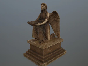 देवदूत प्रतिमा 3D मॉडल