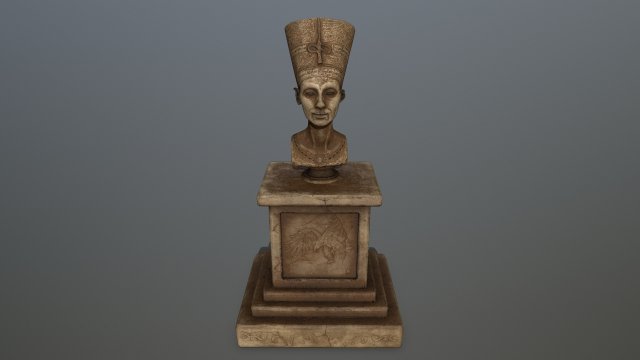 nefertiti Modelo 3D .c4d .max .obj .3ds .fbx .stl .blend 