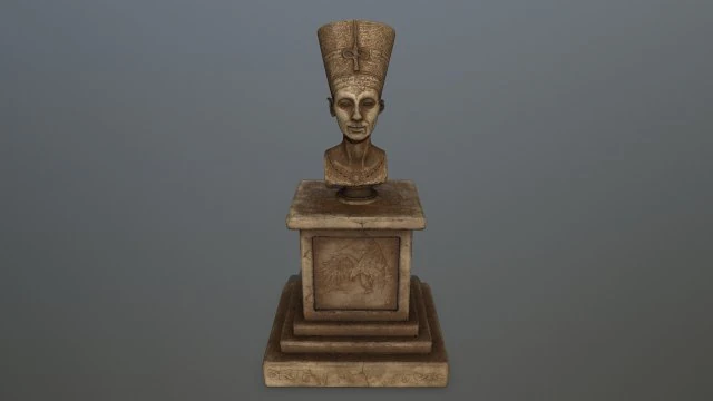 nefertiti 3D Model .c4d .max .obj .3ds .fbx .stl .blend